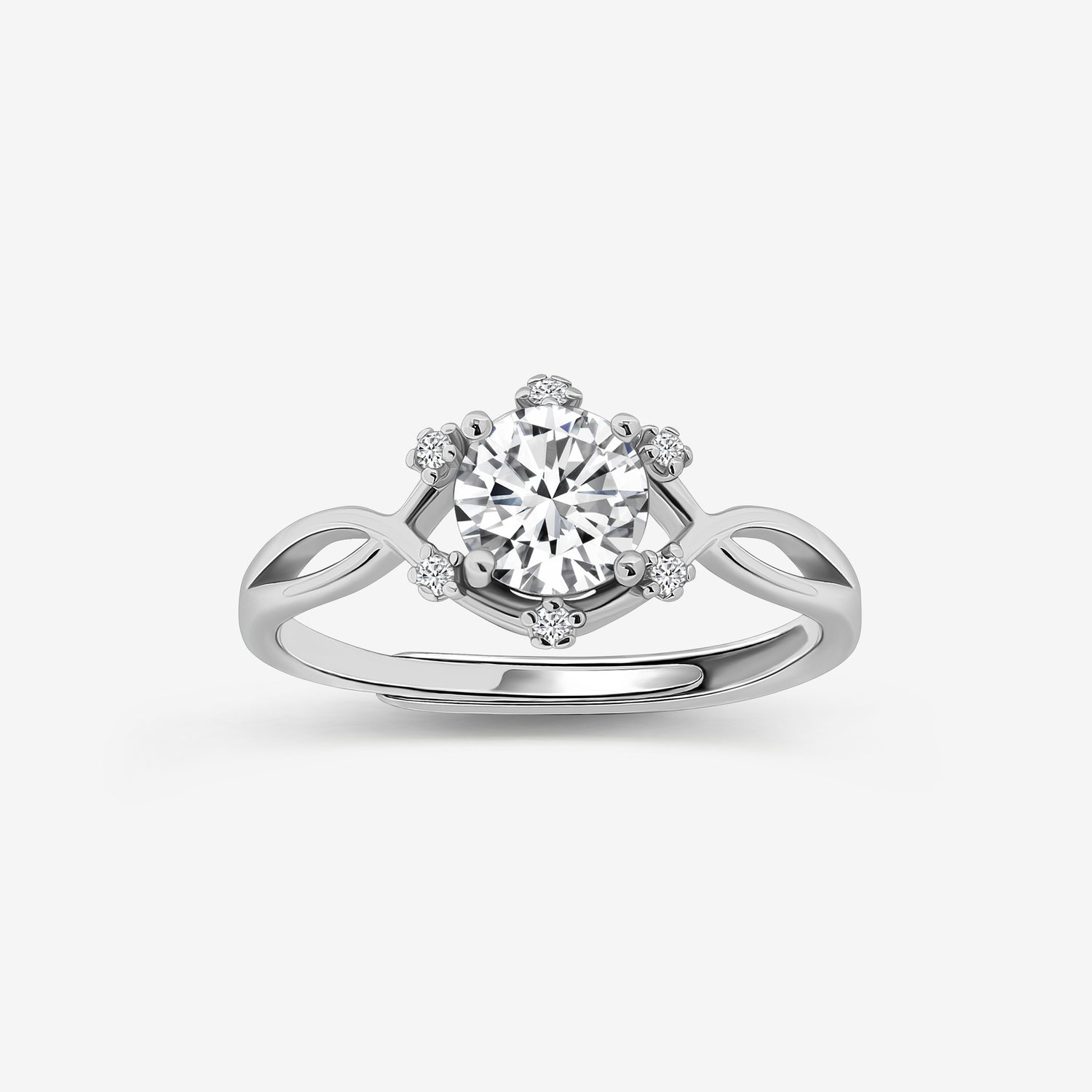Radiant Twirl Ring