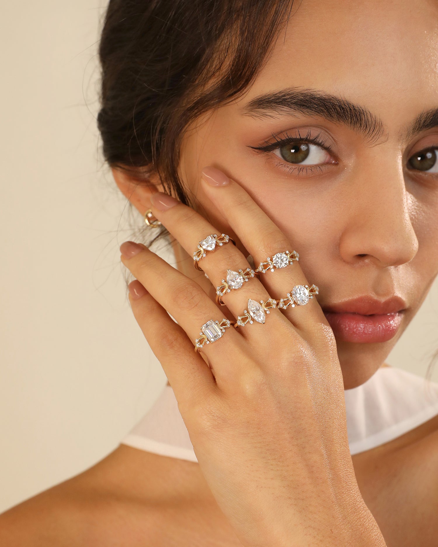 Moonbeam Muse Emerald-Cut Ring