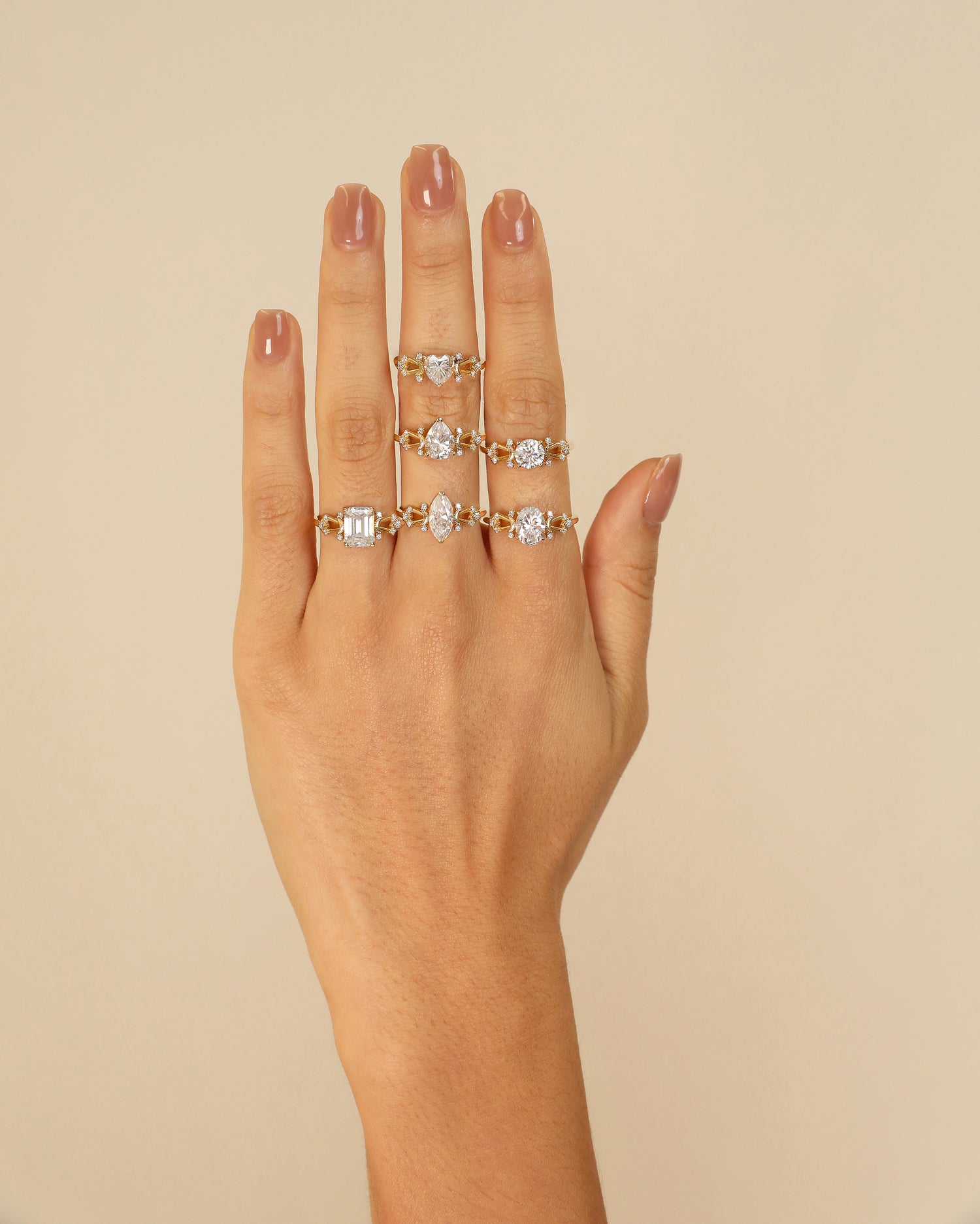 Moonbeam Muse Pear Ring