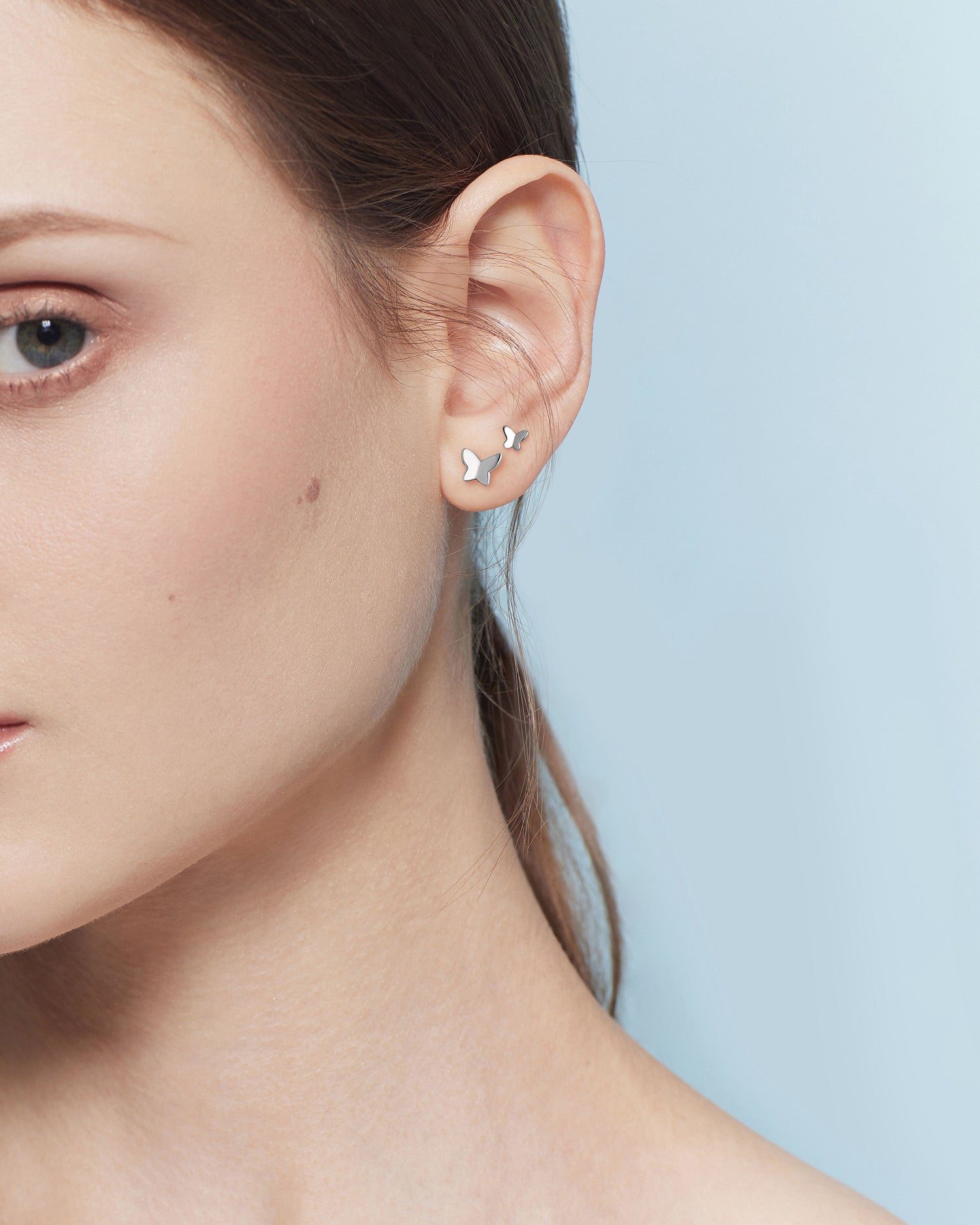 Butterfly Screw Back Earrings