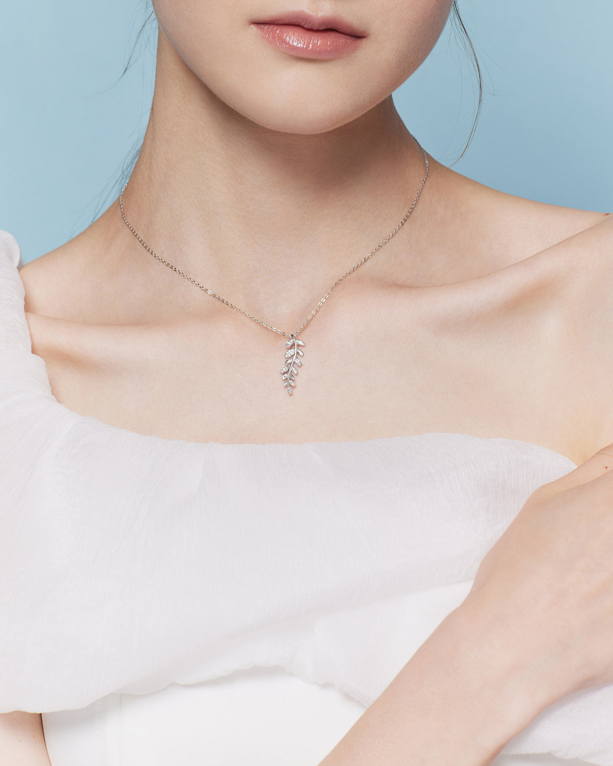Spring Leaf Necklace