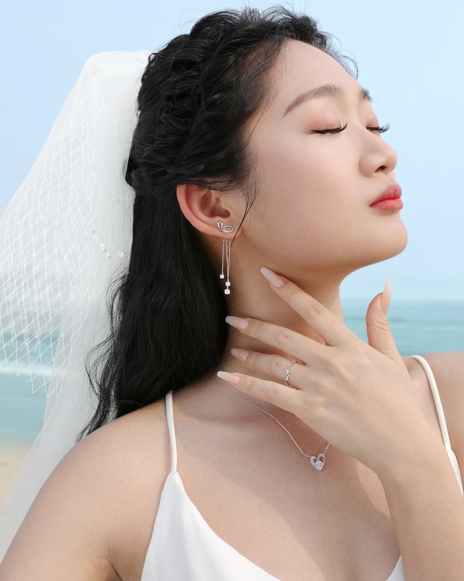 Multi-Use Bow Diamond Earrings