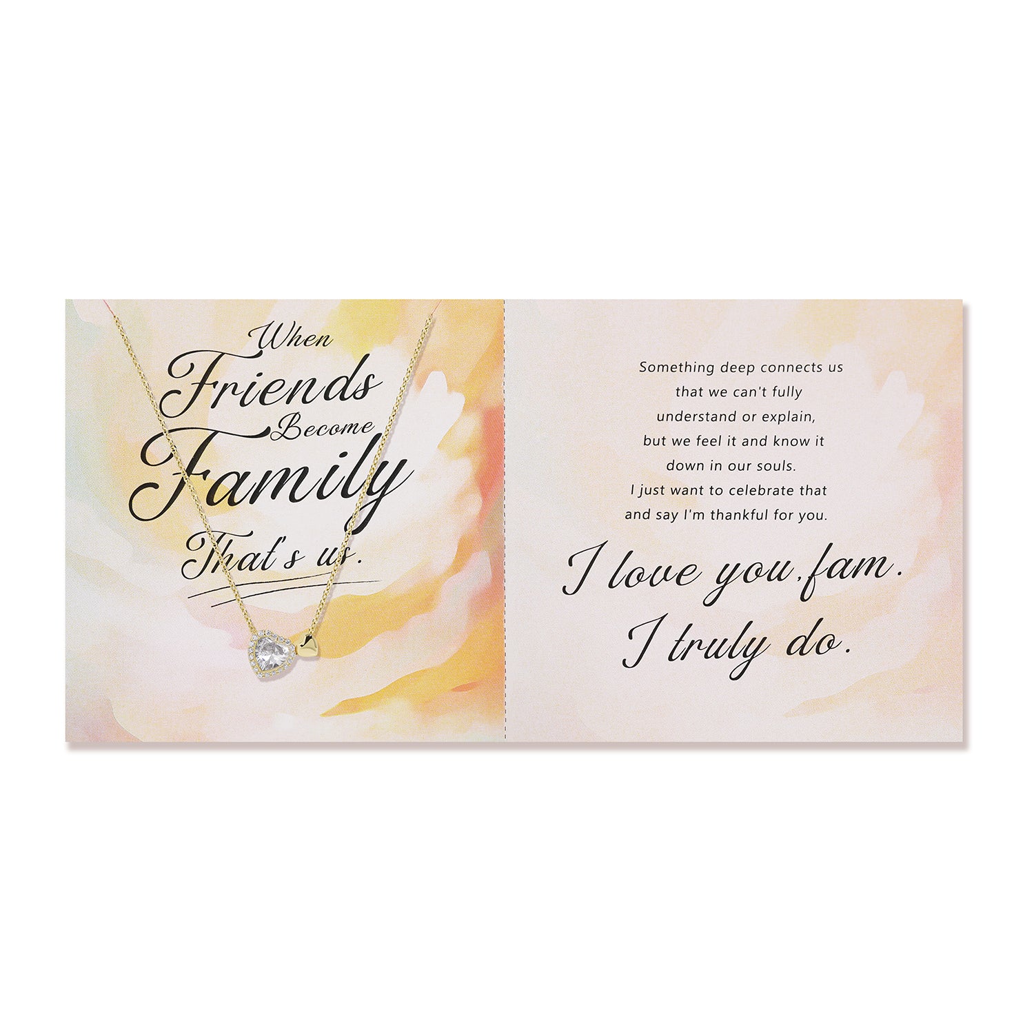 Friends Become Family Necklace