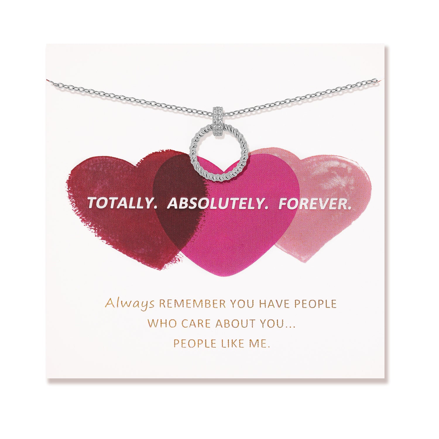 Totally Absolutely Forever Circle Necklace