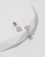 Opal earrings from Spring Meadow Earrings Set in 925 sterling silver with ball backs.