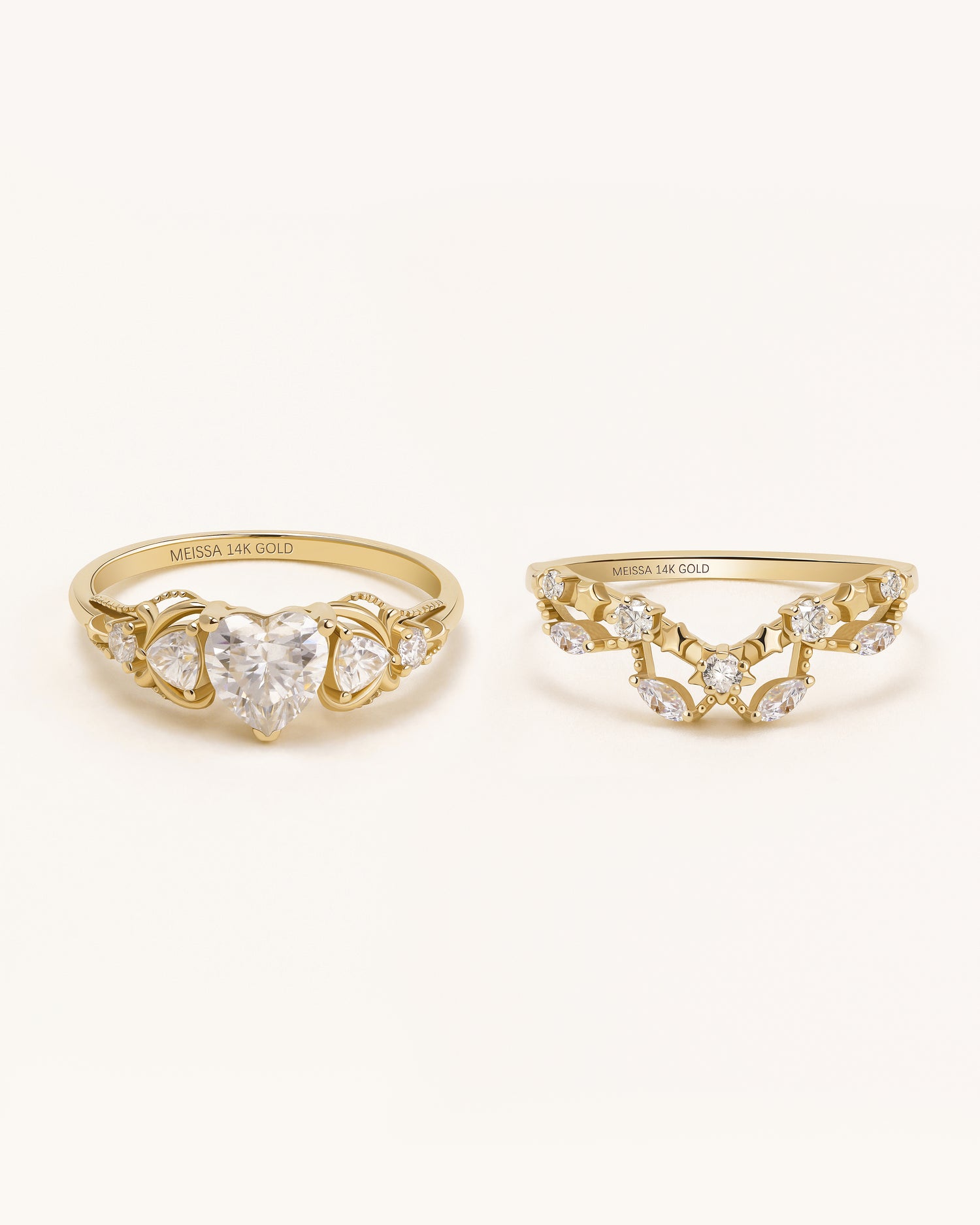 Starbound Heart Ring