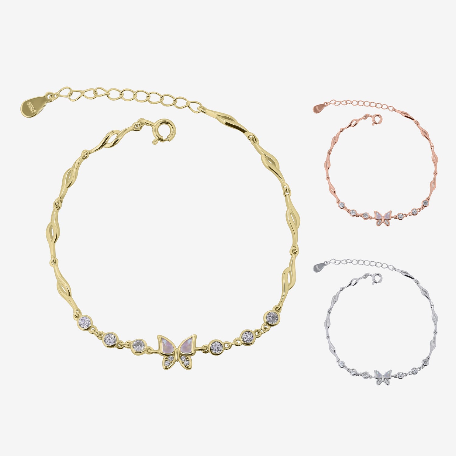 Butterfly Mother of Pearl Bracelet