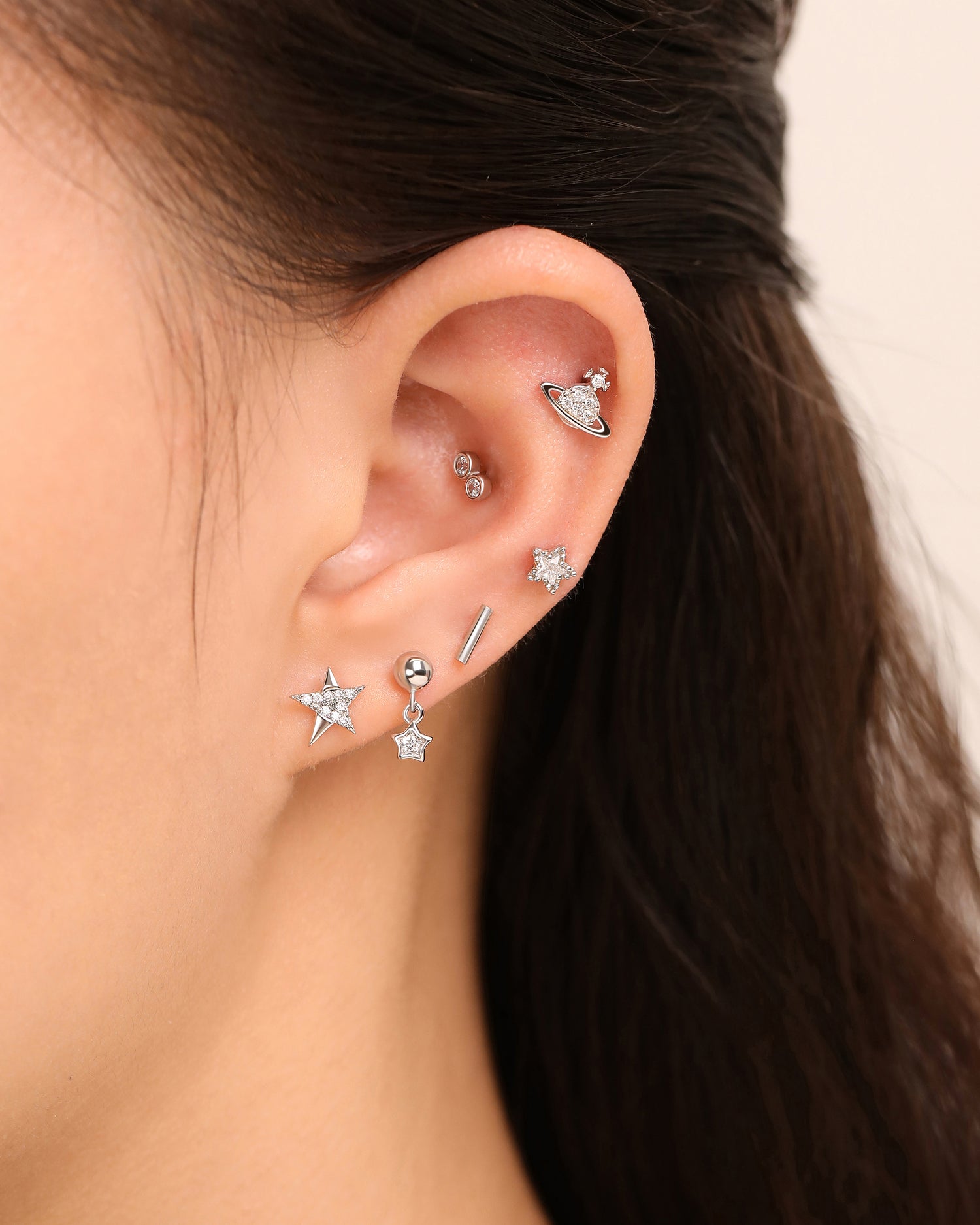 Cosmic Orbit Earrings Set