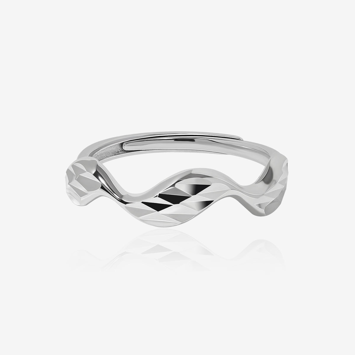 Sculpted Wave Ring