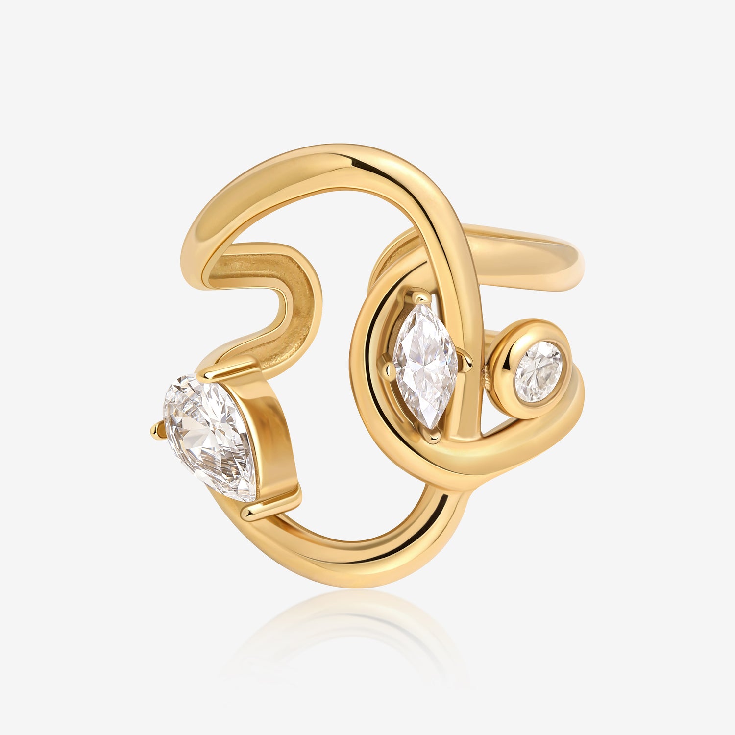 Nova Curve Ring
