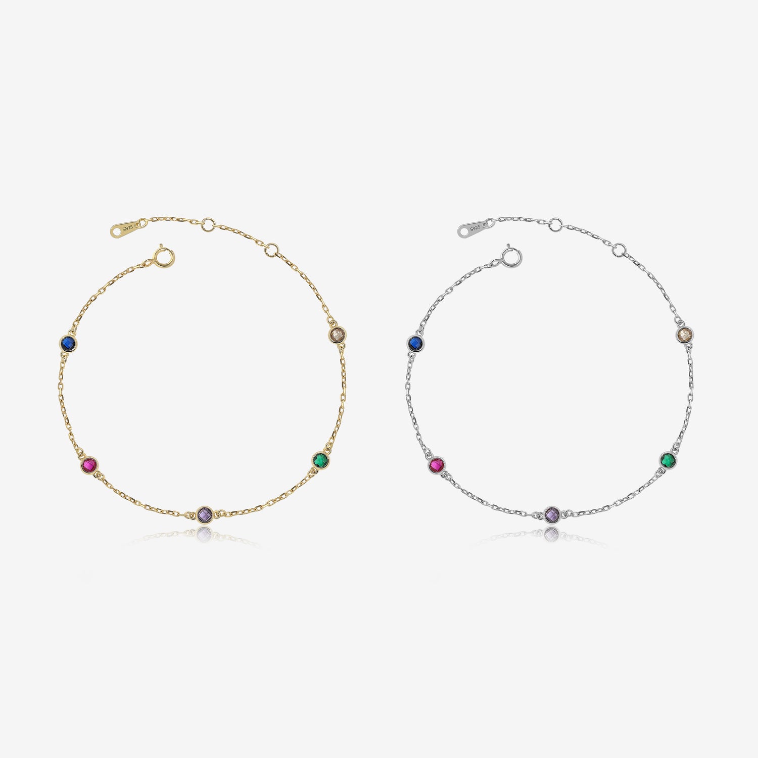 Rainbow Gemstone Bracelet