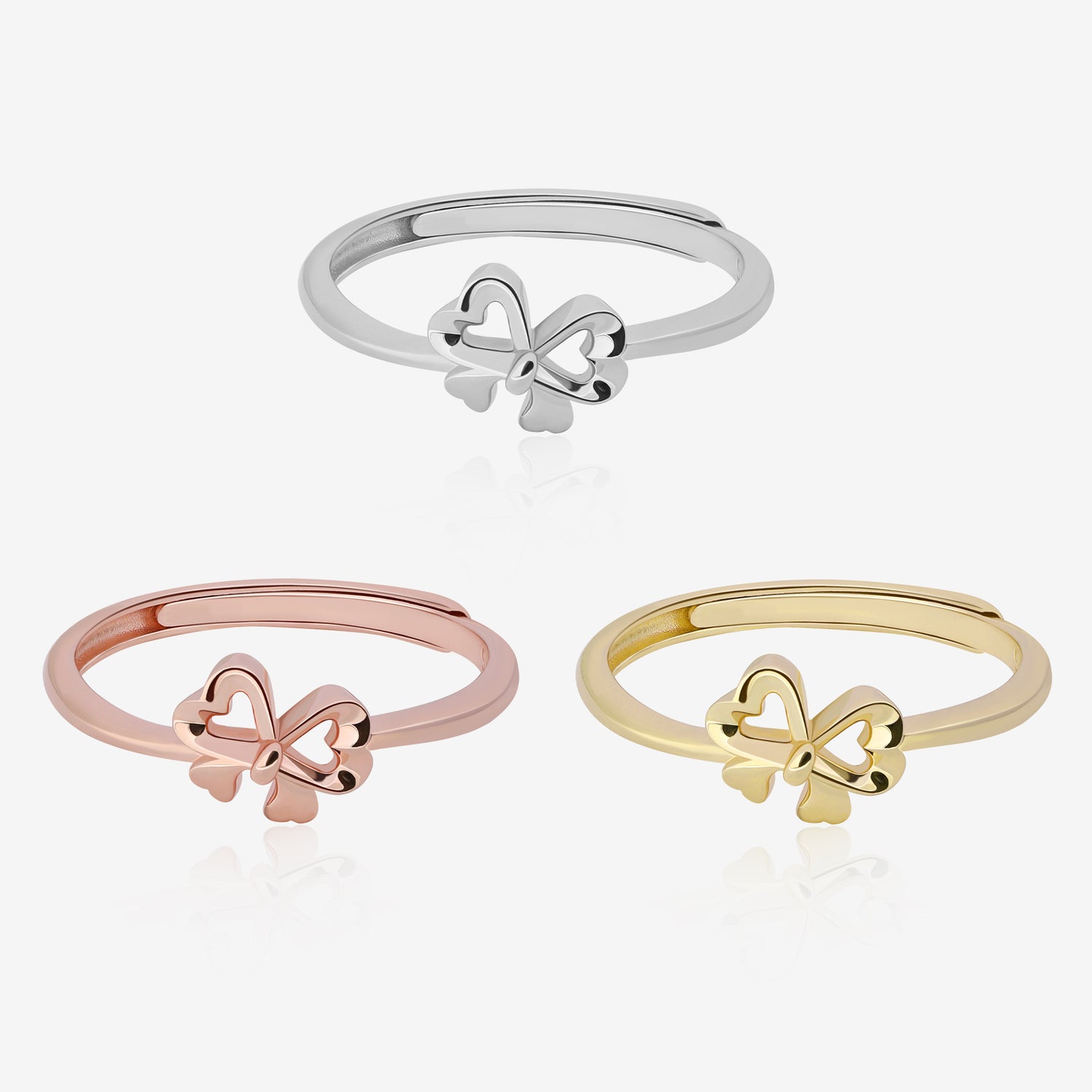Darling Heart Bow Ring