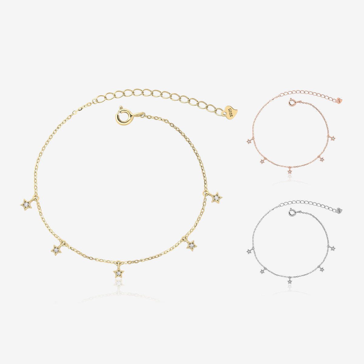Tiny Stars Diamond Bracelet