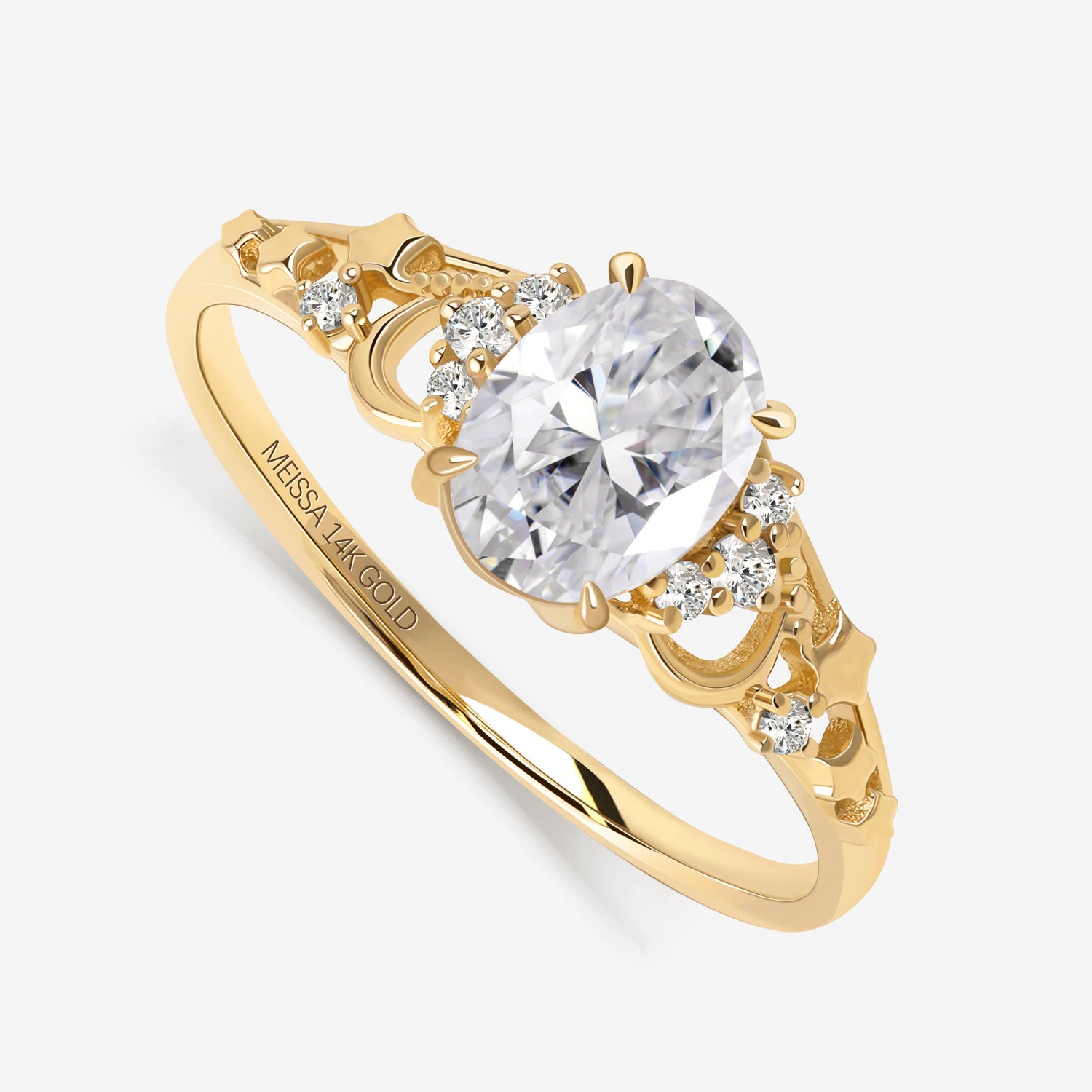 Astral Tiara Oval Ring