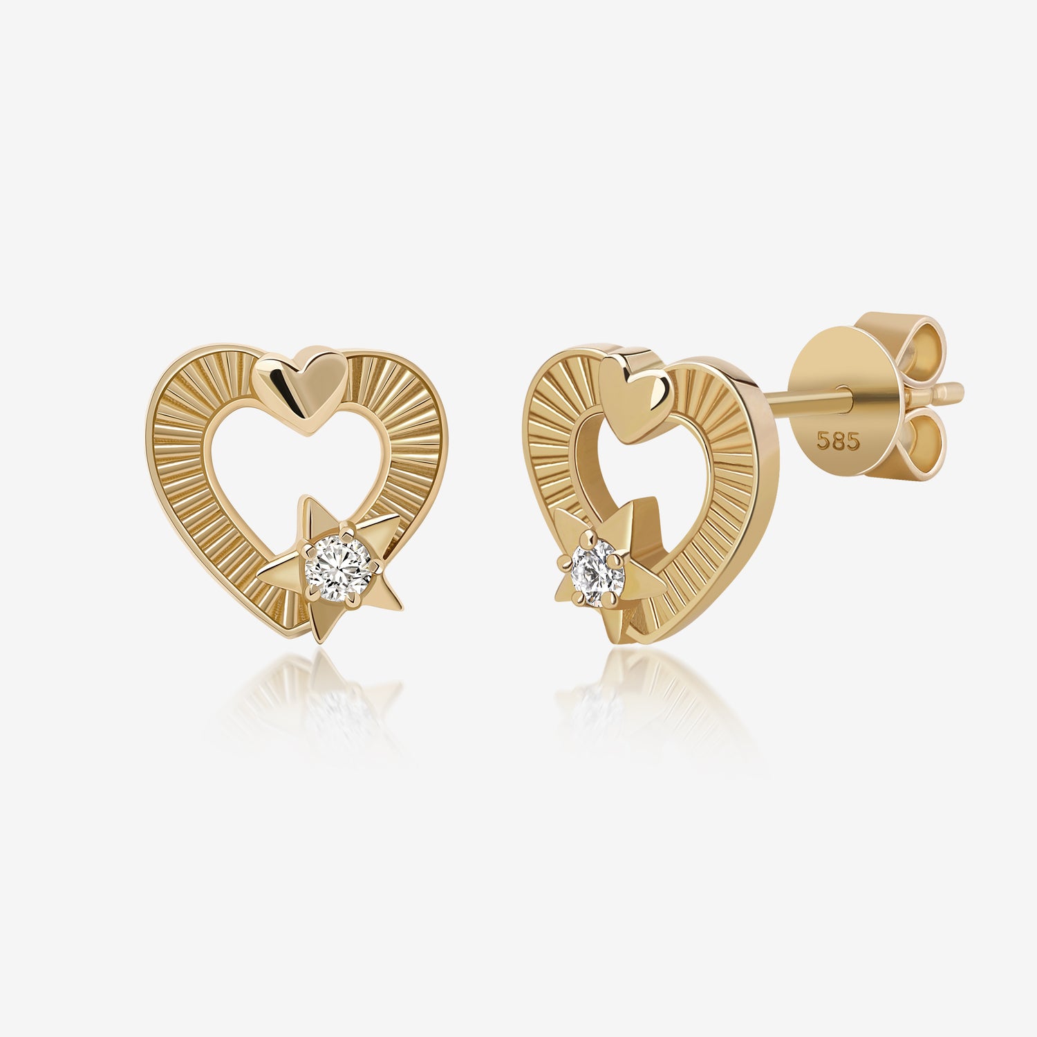 Celestial Spark Stud Earrings