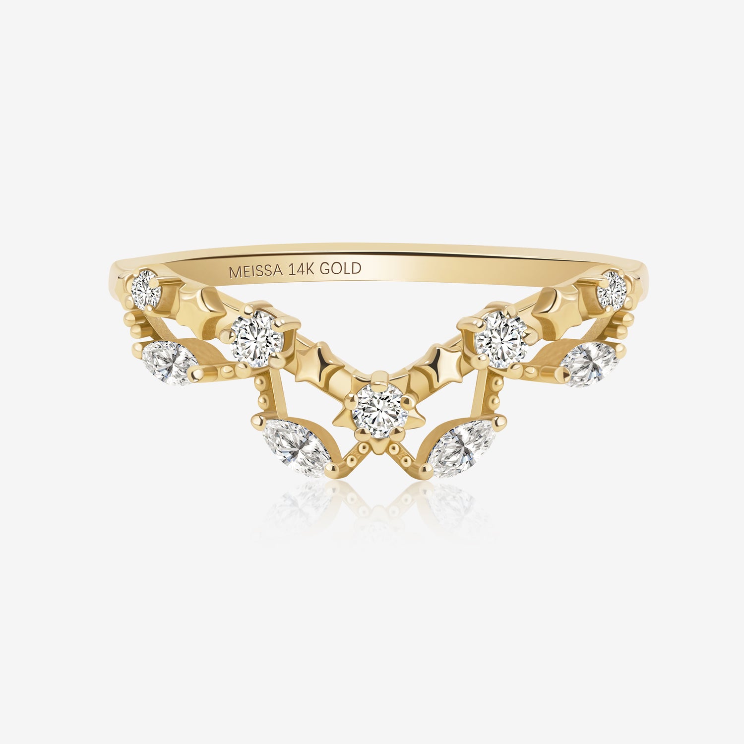 Beautiful Night Sky Star Ring