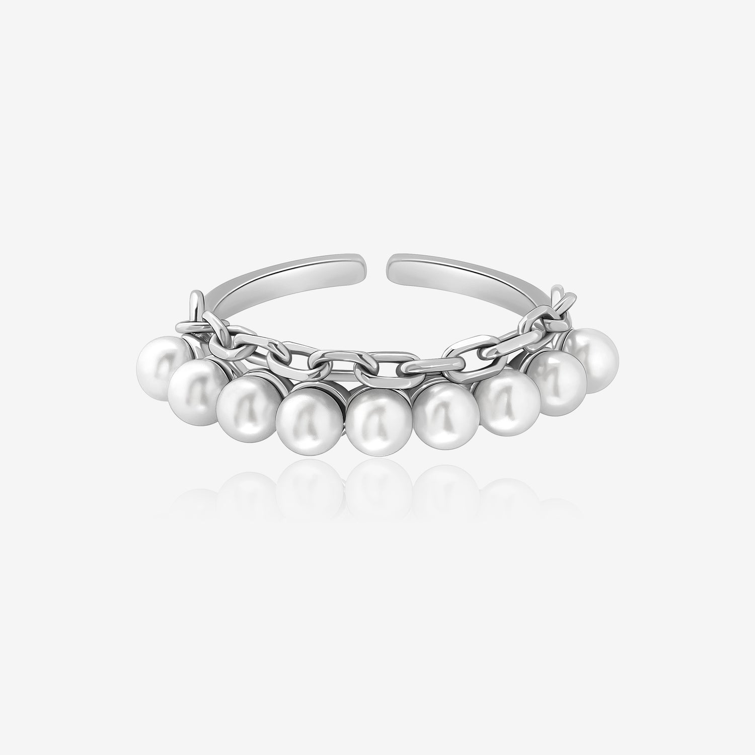 Pearl Chain Ring