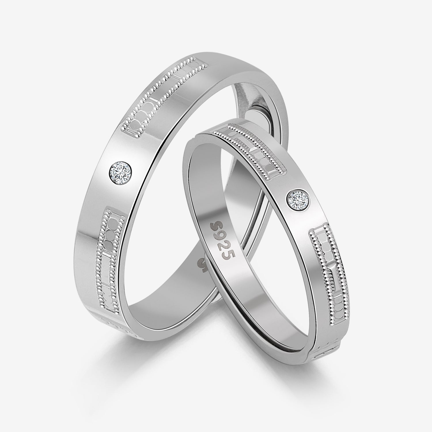 Eternal Code Couples' Rings
