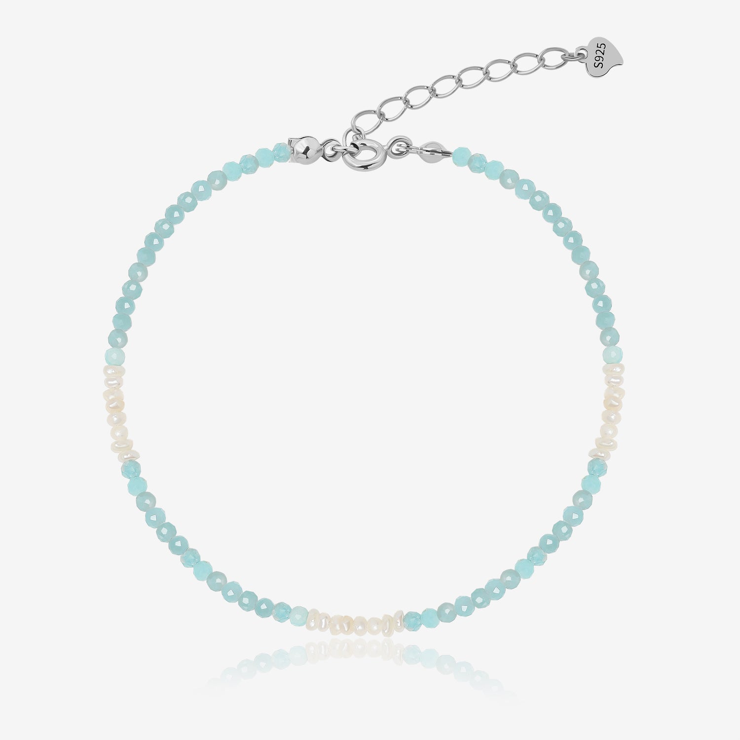 Tiny Turquoise Pearls Bracelet