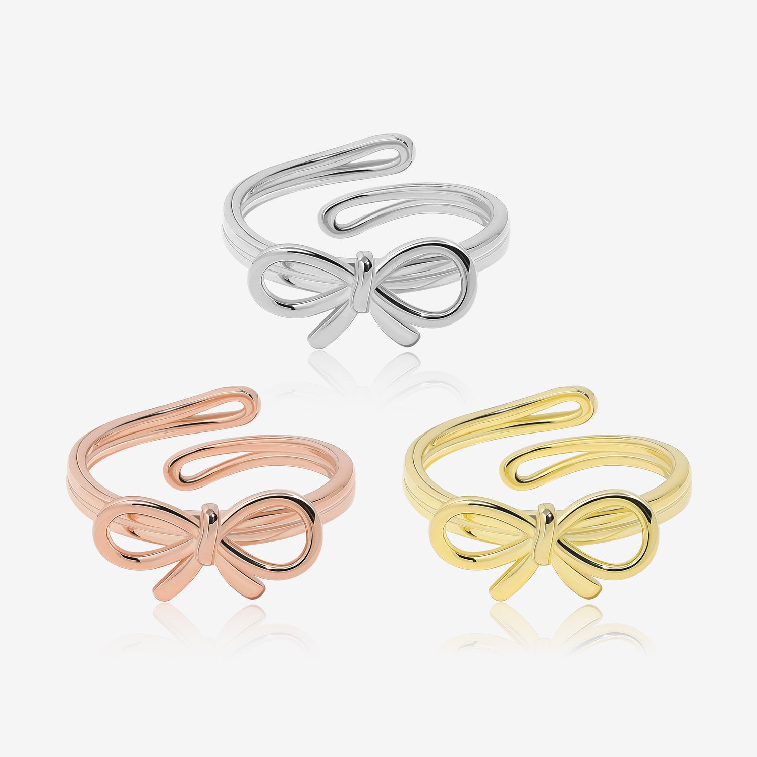 Whimsical Bow Wrap Ring