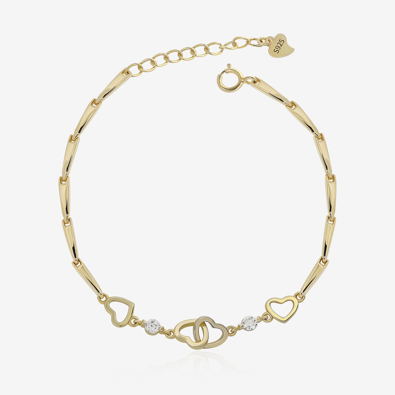 Heart Link Bracelet