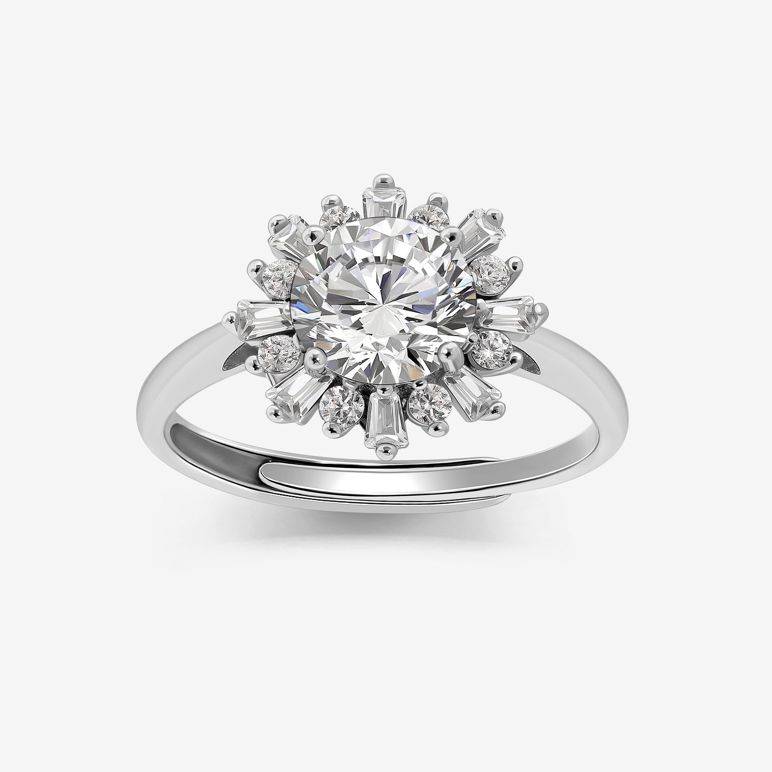 Radiant Sunburst Ring