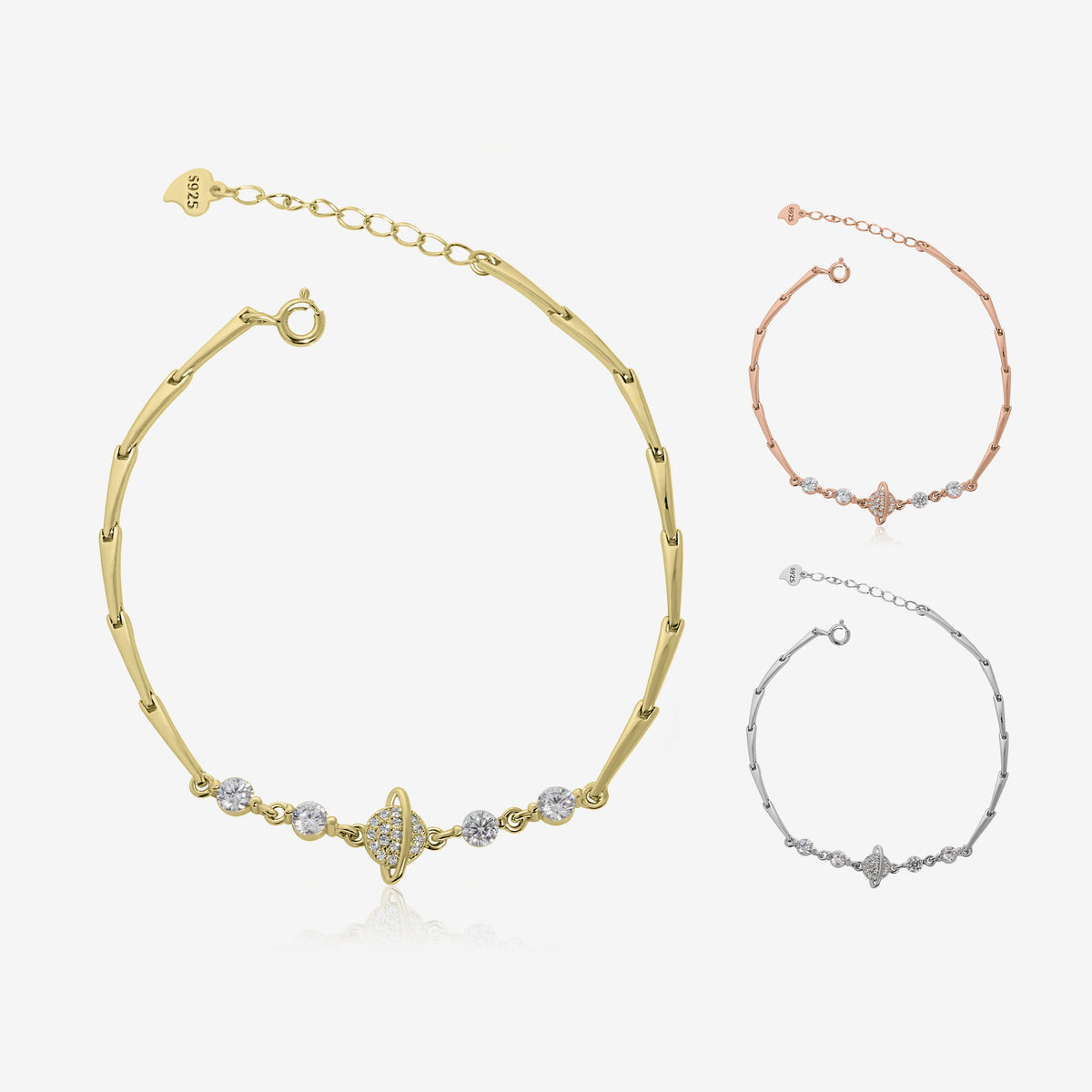Planet Saturn Bracelet
