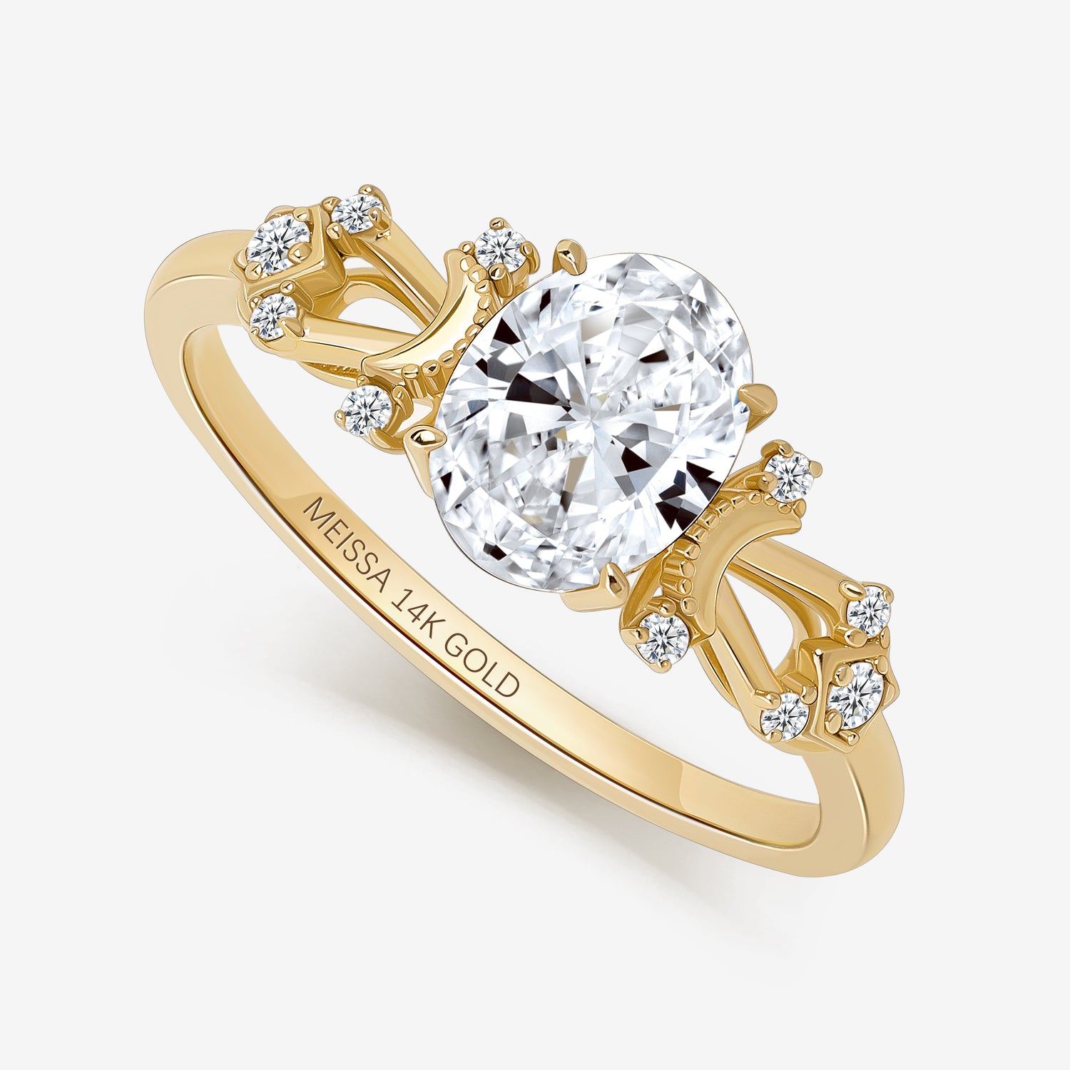 Moonbeam Muse Oval Ring