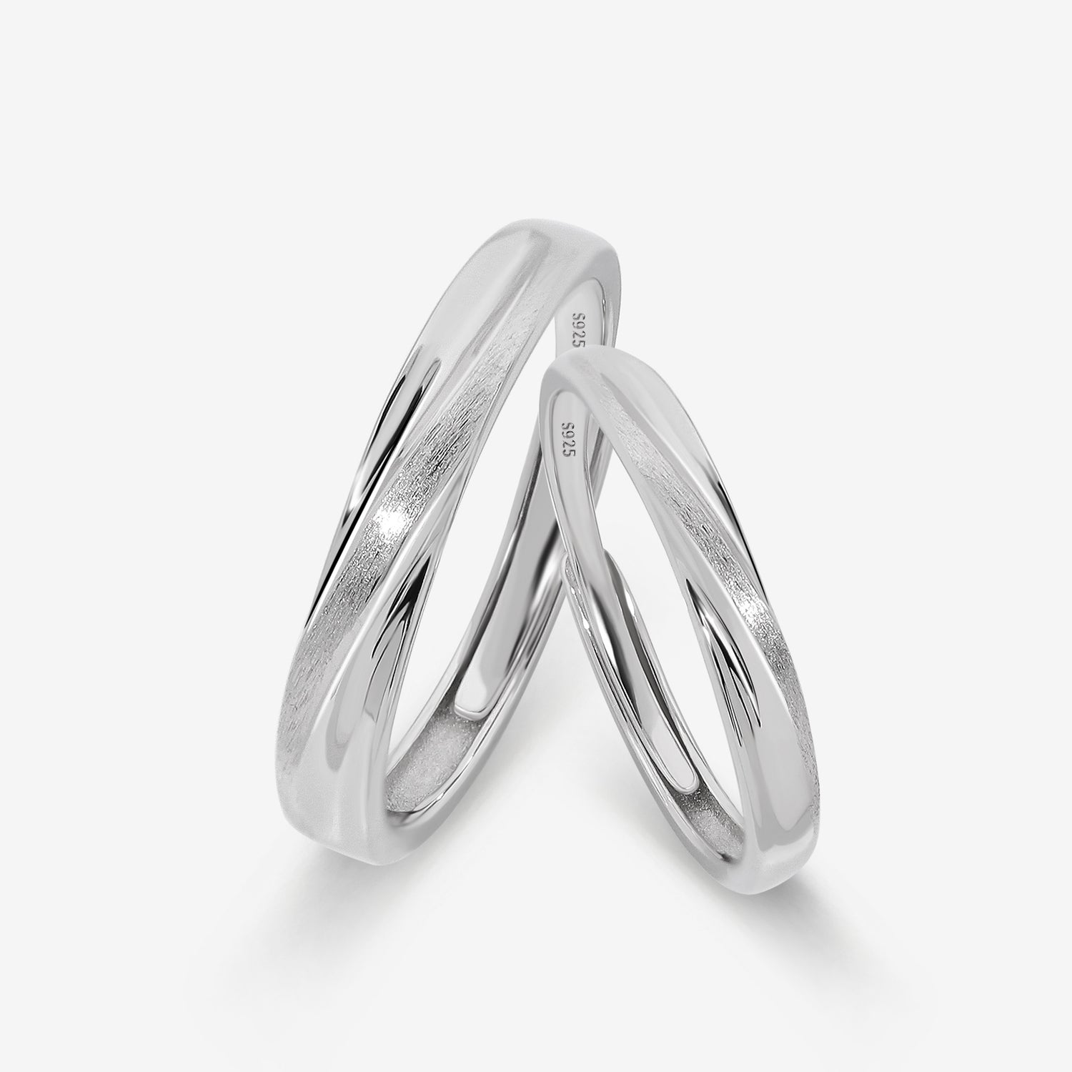 I Will Always Love You Couples' Rings