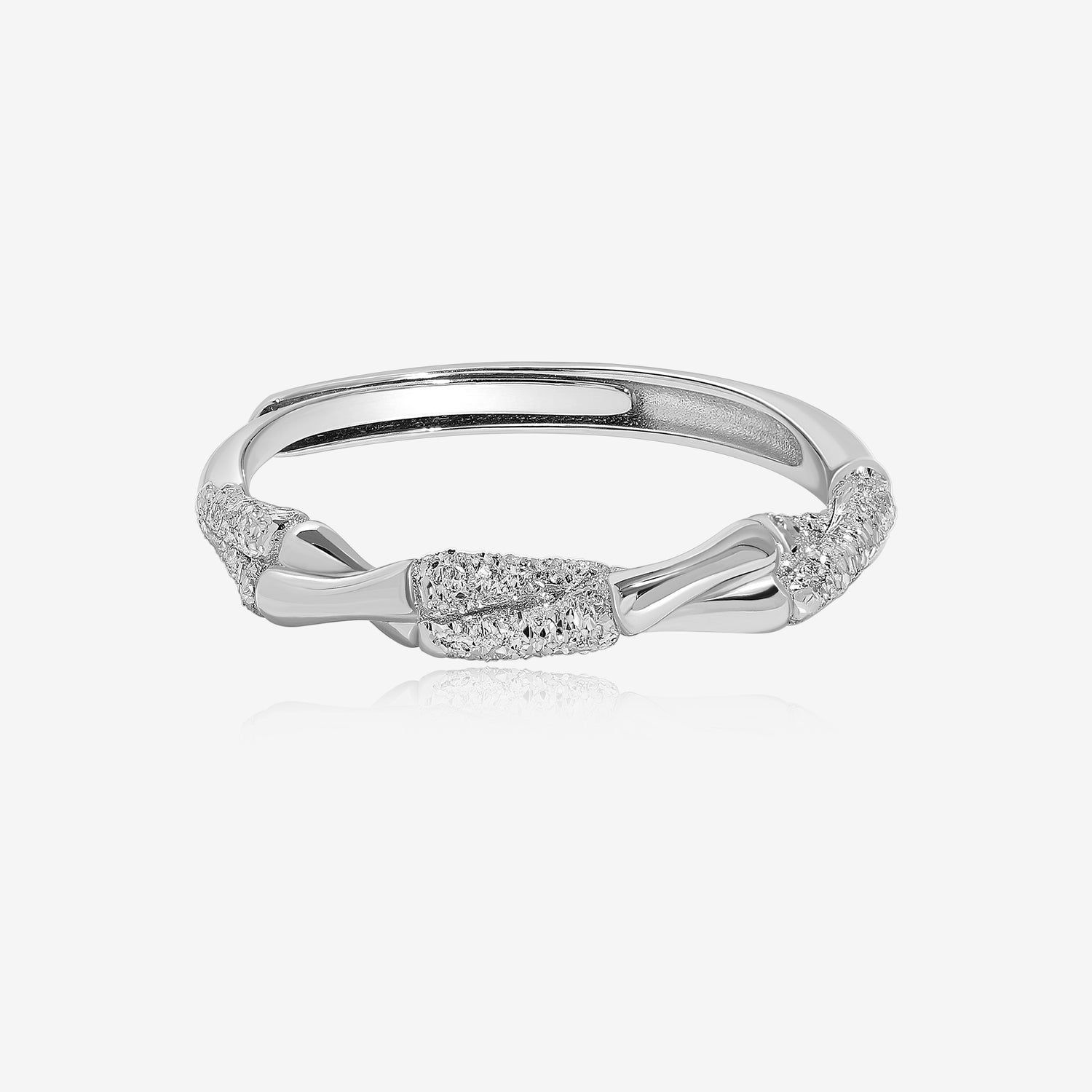Radiant Twist Ring