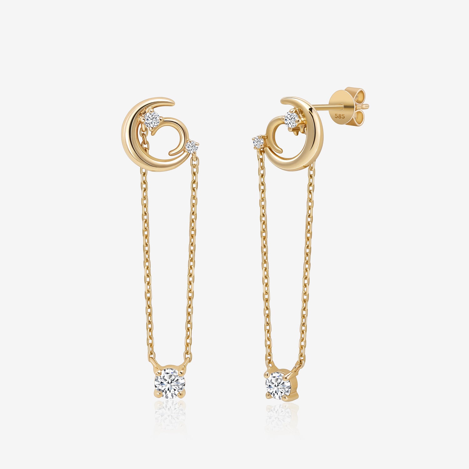 Whispering Moons Dangle Earrings