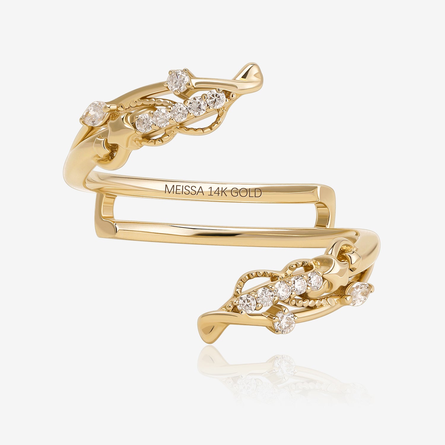 Celestial Vine Wrap Ring