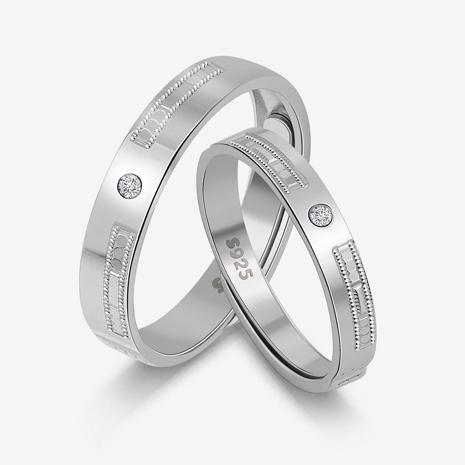 Eternal Code Couples' Rings