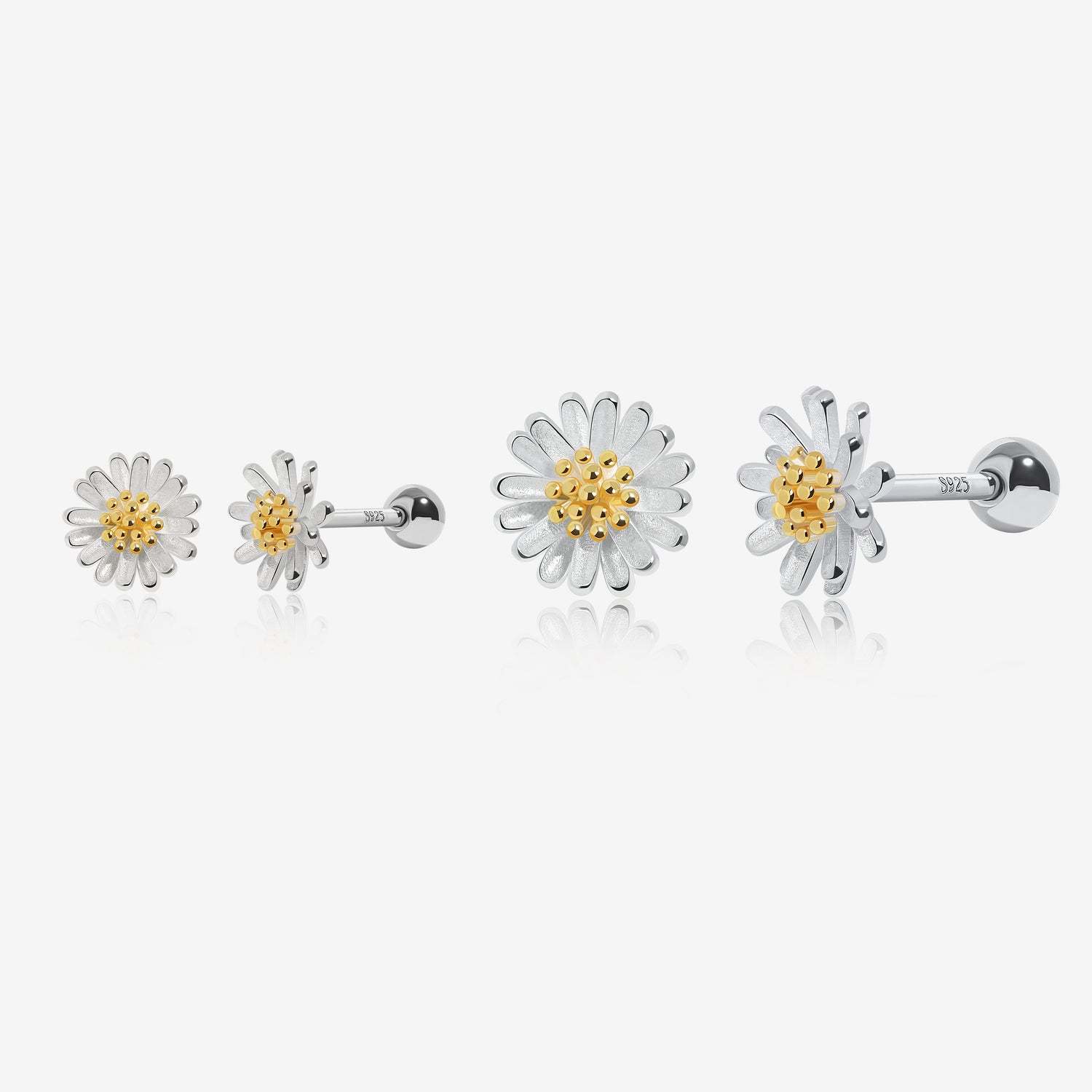 Meadow Glow Daisy Earrings