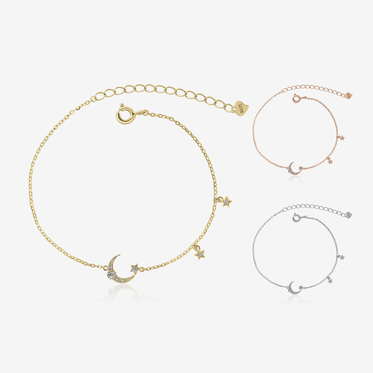 Moon Star Diamonds Bracelet