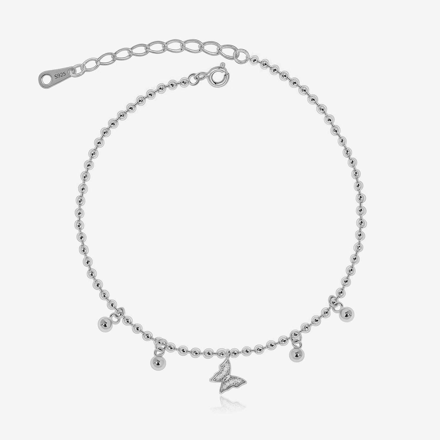 Butterfly Dream Beaded Anklet