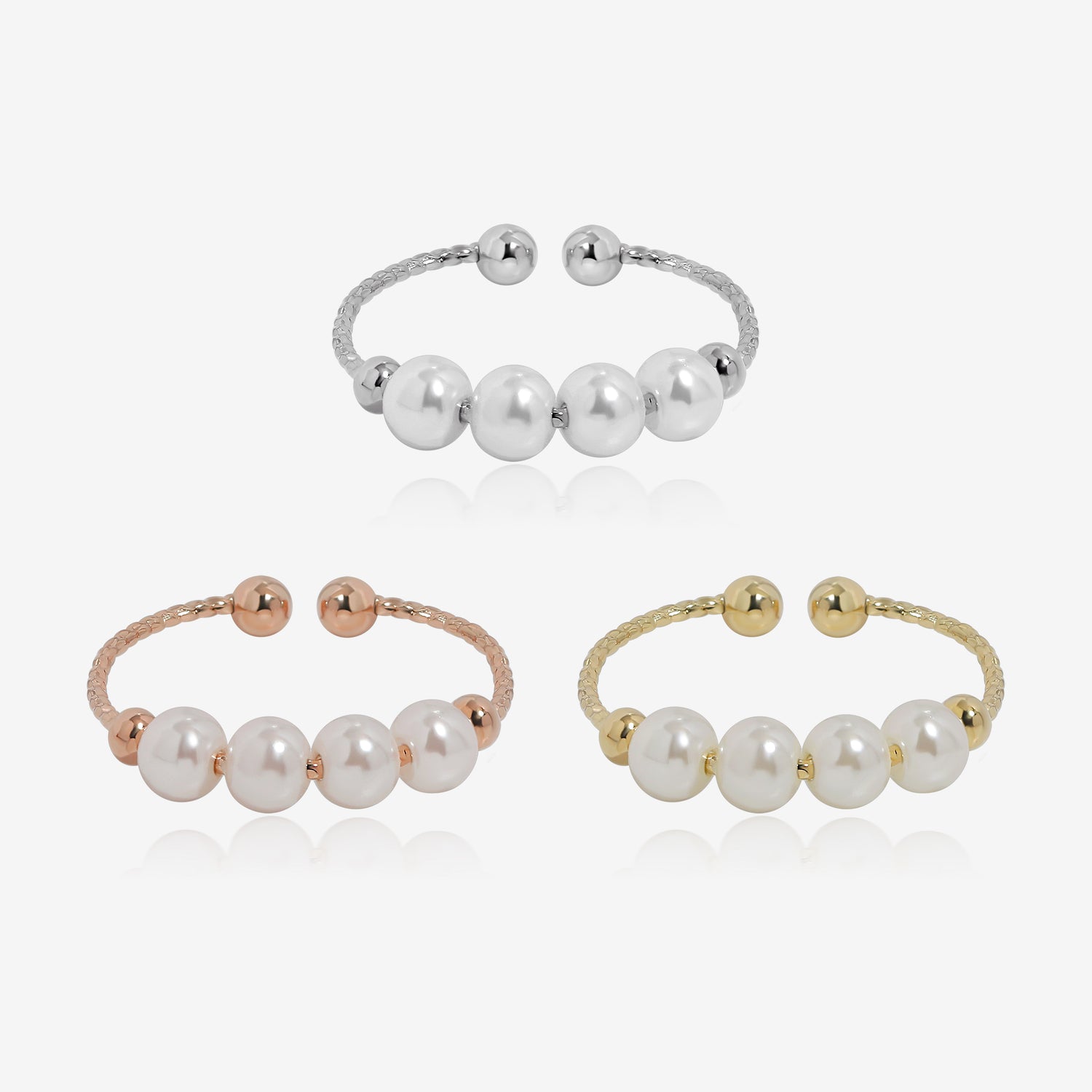 Pearl Fidget Ring