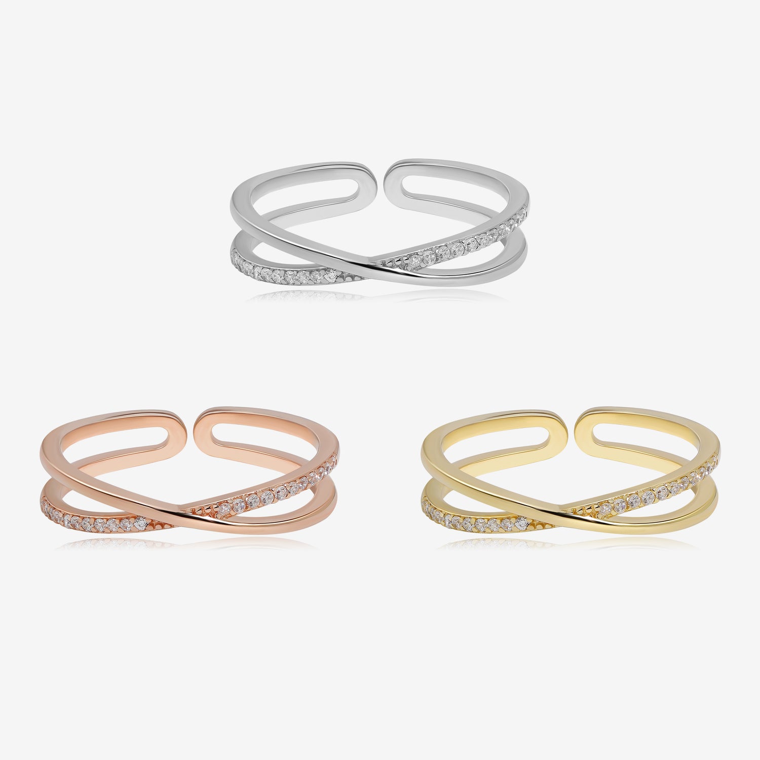 Diamond Twist Ring