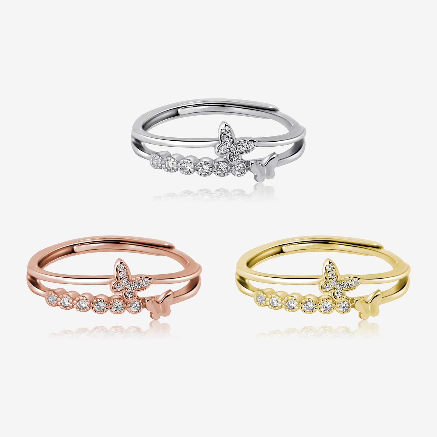 Butterfly Stackable Ring