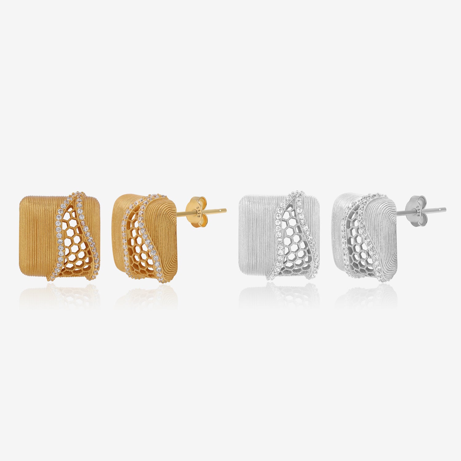 Honeycomb Radiance Earrings