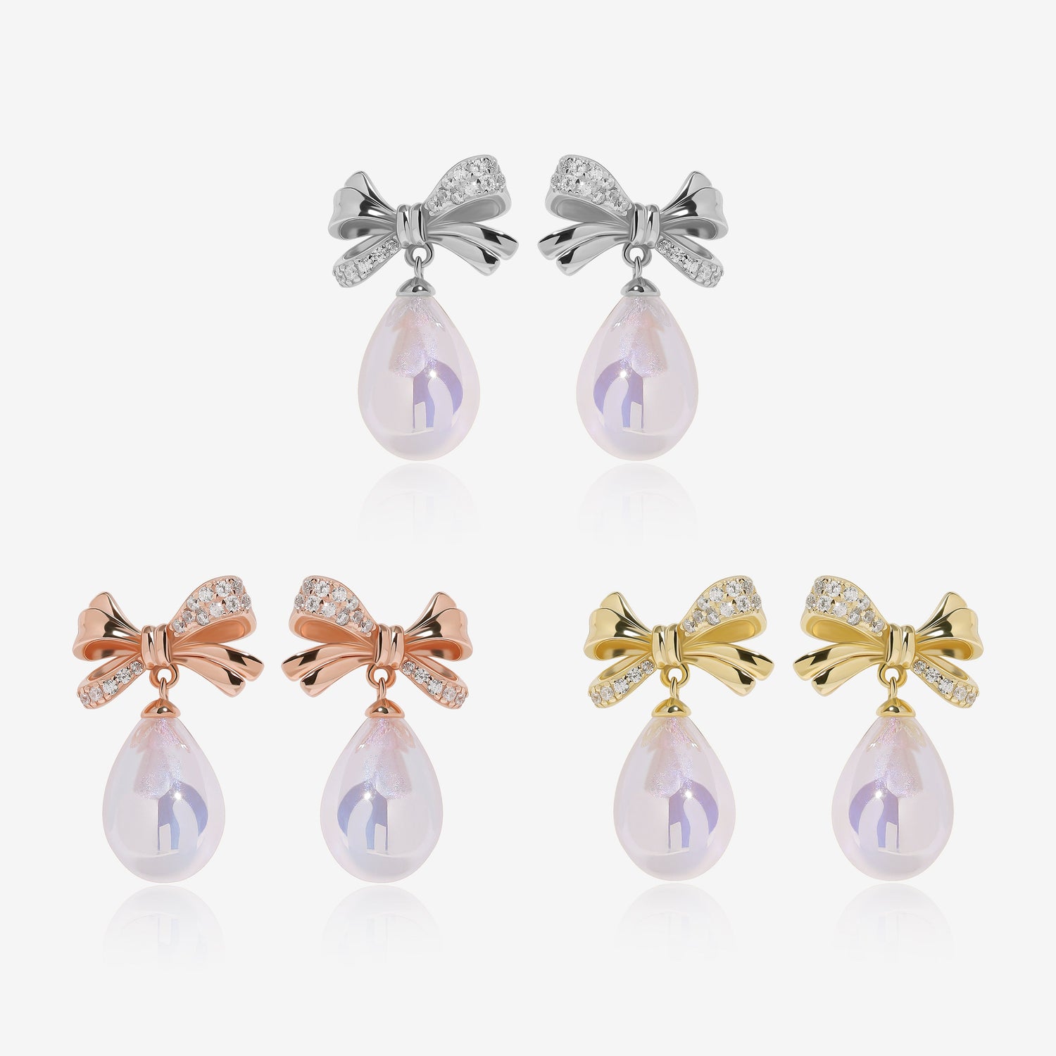Dainty Bow Earrings