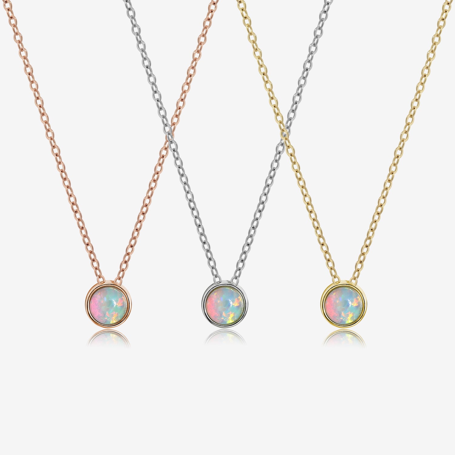 Minimalist Opal Necklace
