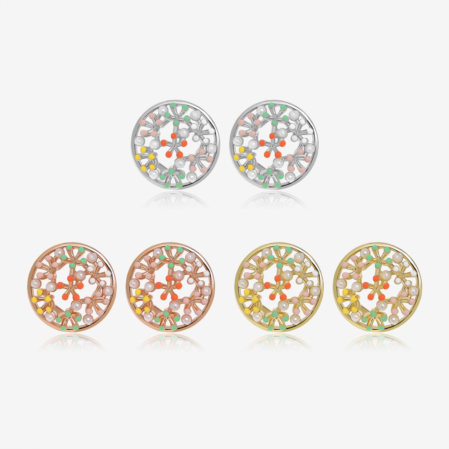 Colorful Garden Earrings