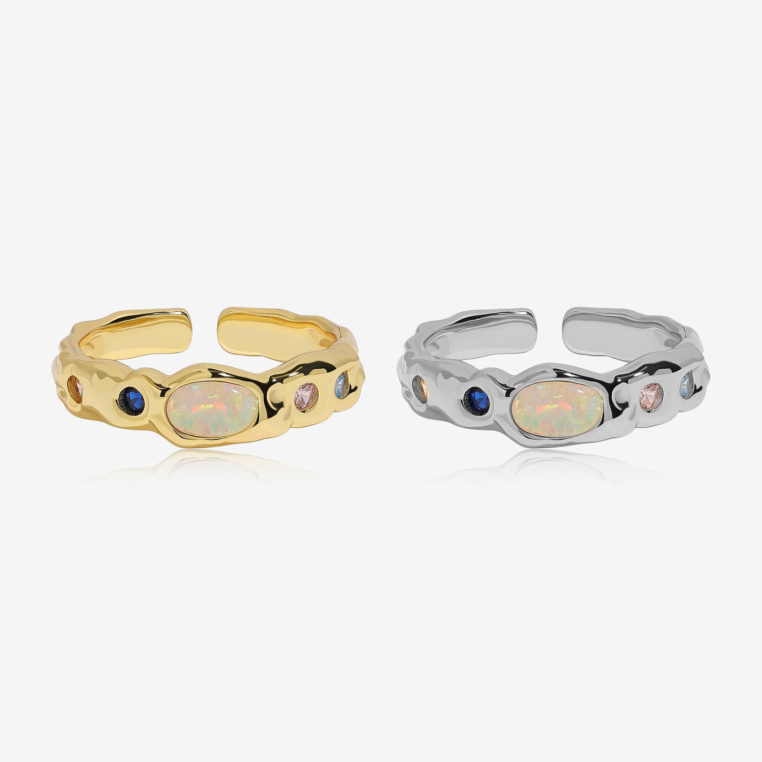 Colorburst Opal Ring