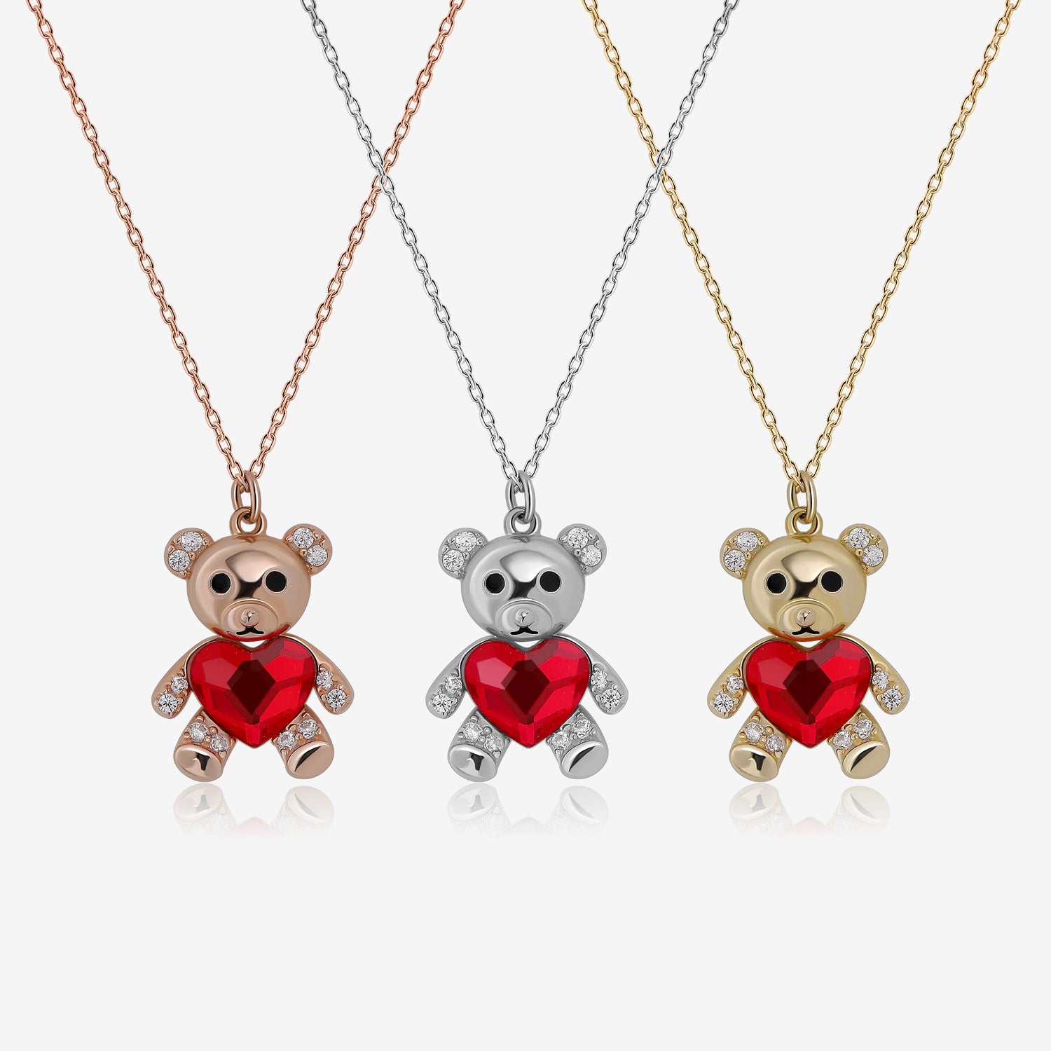 Lovely Teddy Bear Necklace