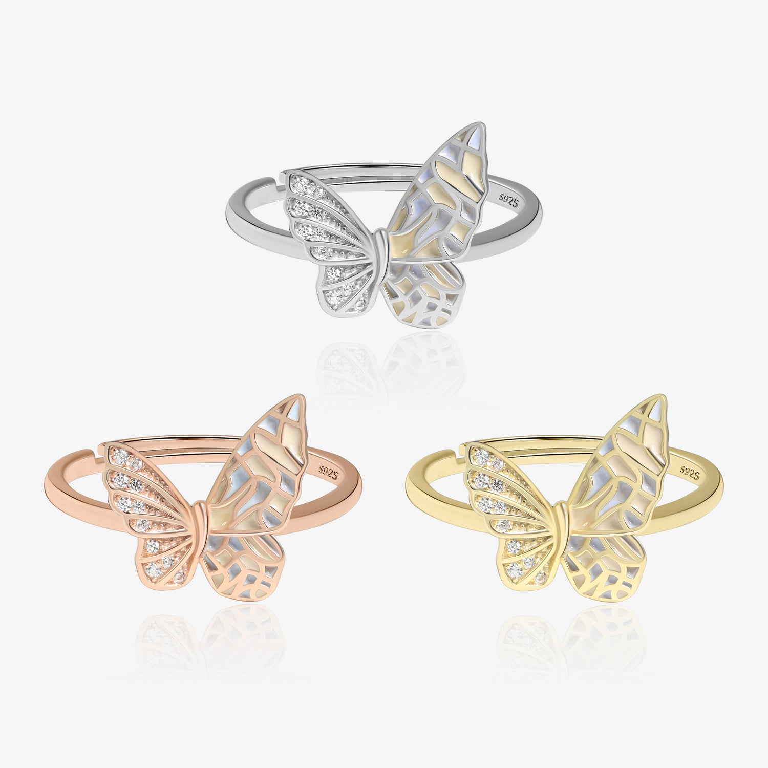 Elegant Butterfly Ring
