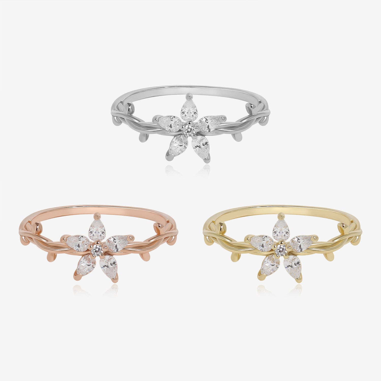 Flower Vine Ring