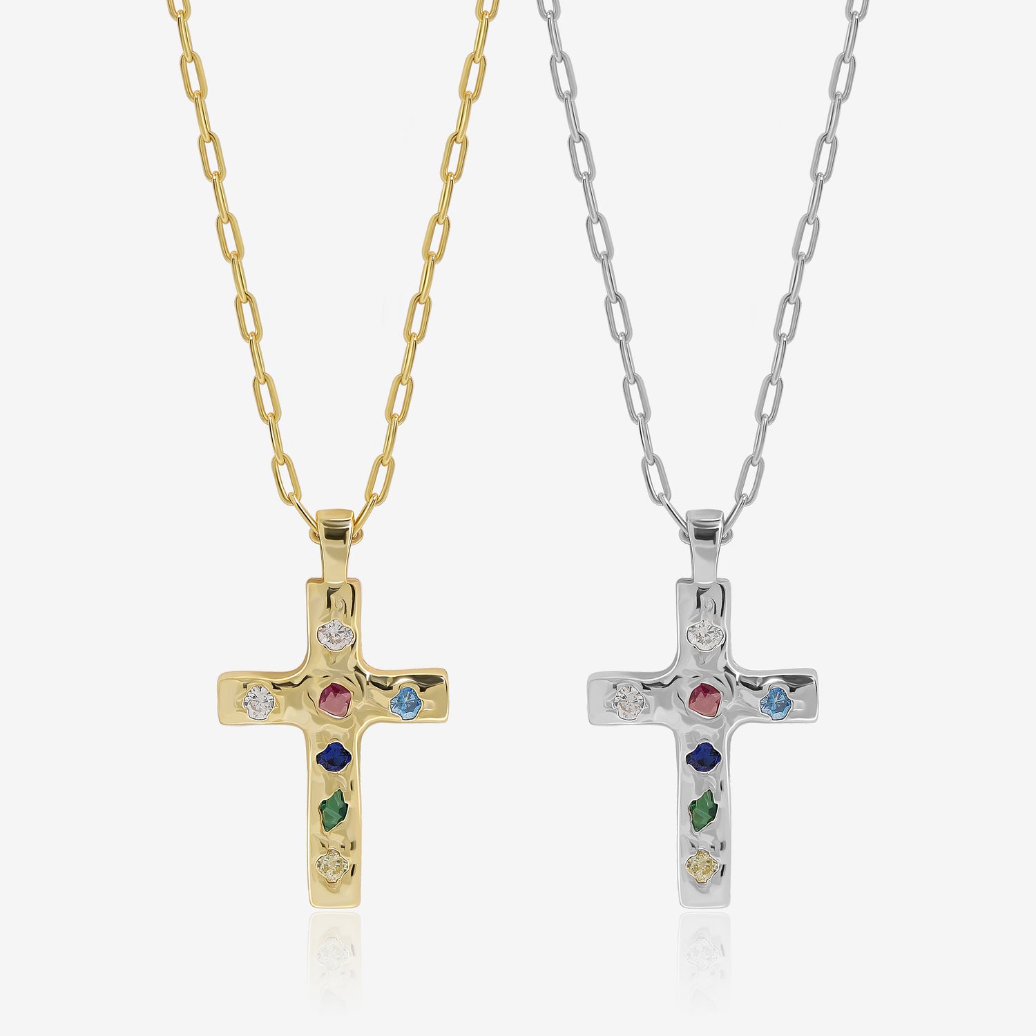 Colorful Blessings Cross Necklace