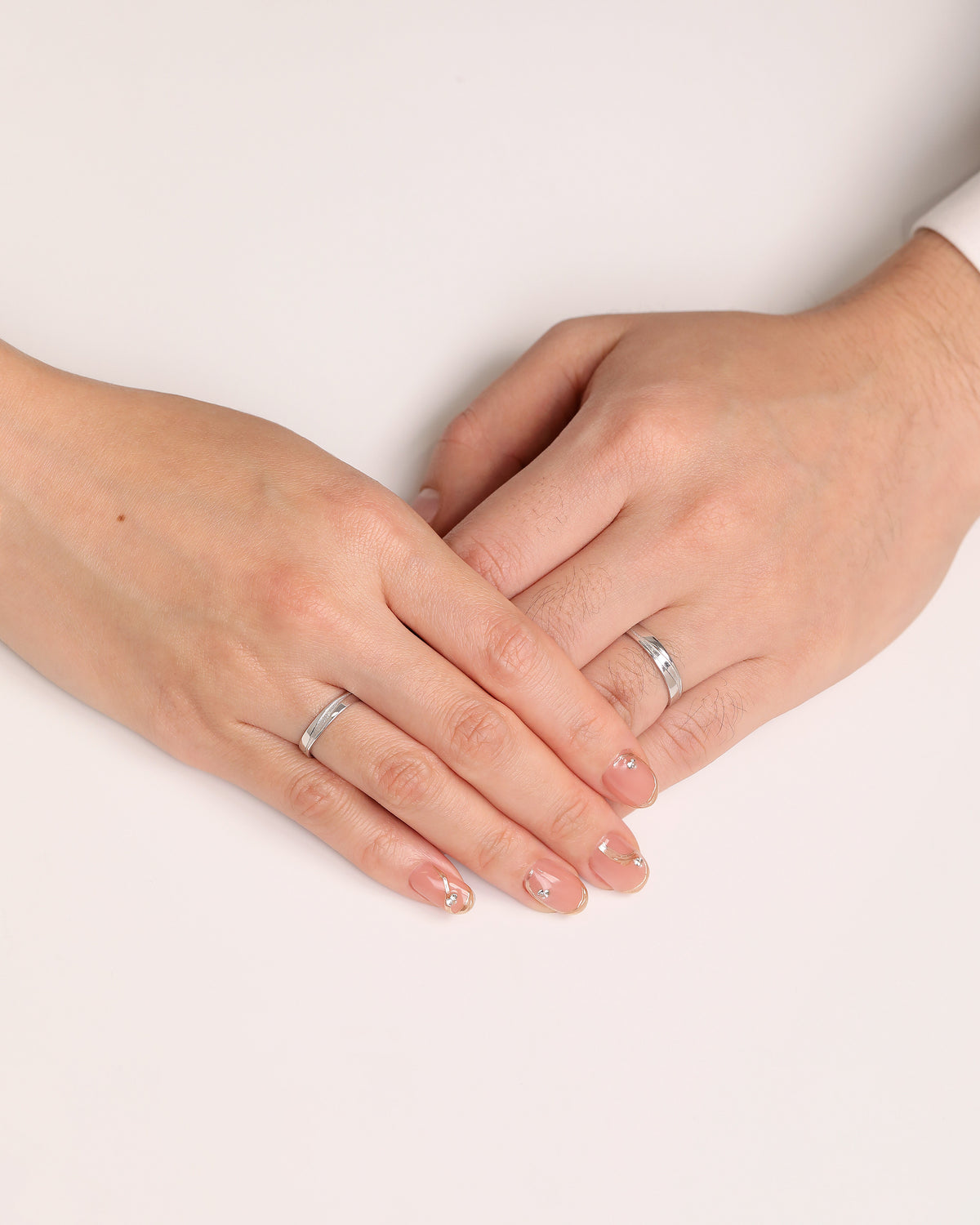 Eternity Flow Couples' Rings