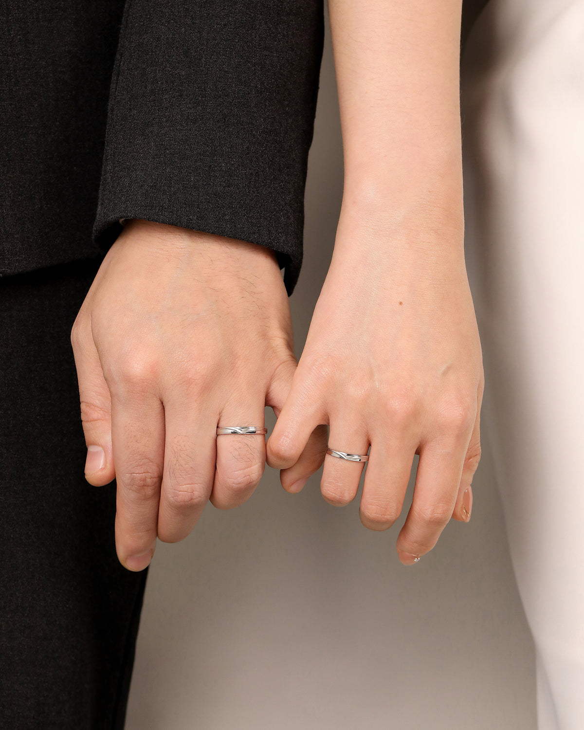 Forever Crest Couples' Rings